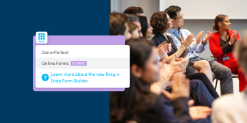 Classic Forms in DonorPerfect for Events